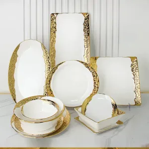 طبق طعام غربي طقم أواني طعام فاخرة - Home Western Dinner Plate Luxury Dinnerware