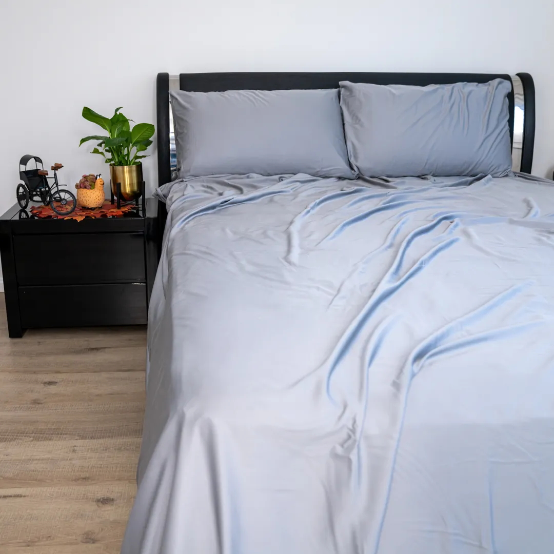 100% Lyocell Queen Bedsheet Set | Luxurious Bedding for Restful Nights
