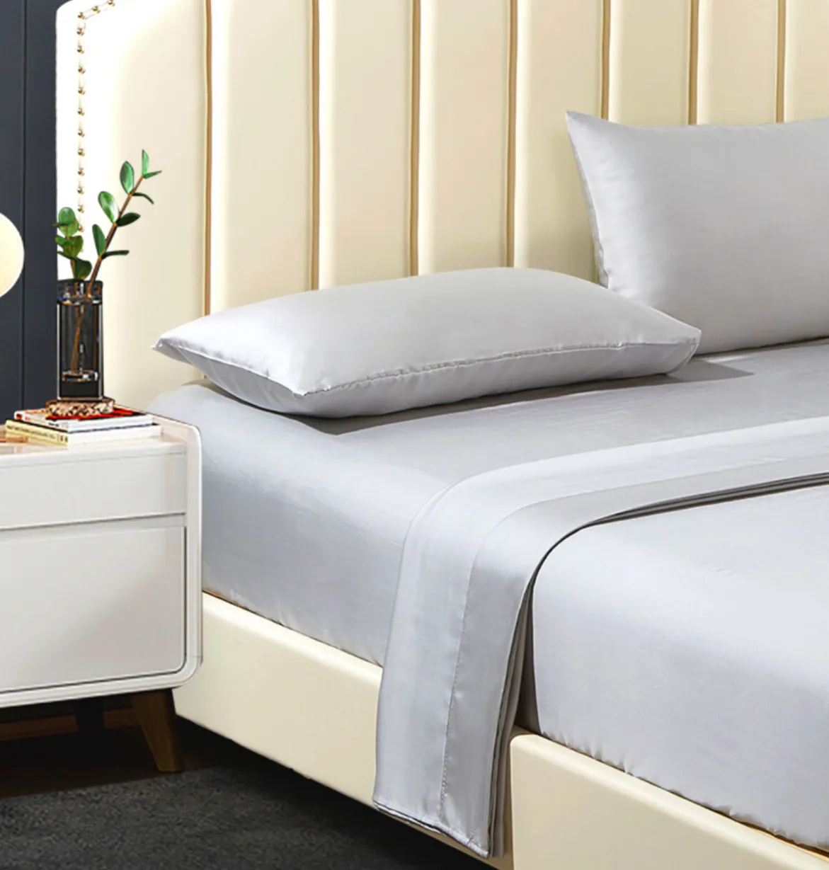 100% Lyocell Queen Bedsheet Set | Luxurious Bedding for Restful Nights