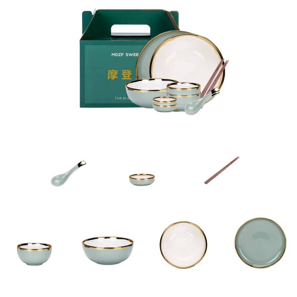 11 Piece Ceramic Dinnerware Set