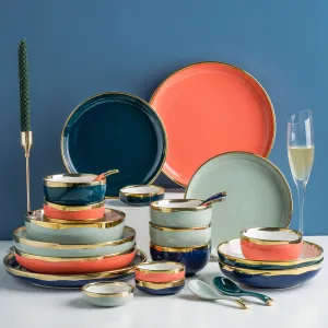 11 Piece Ceramic Dinnerware Set