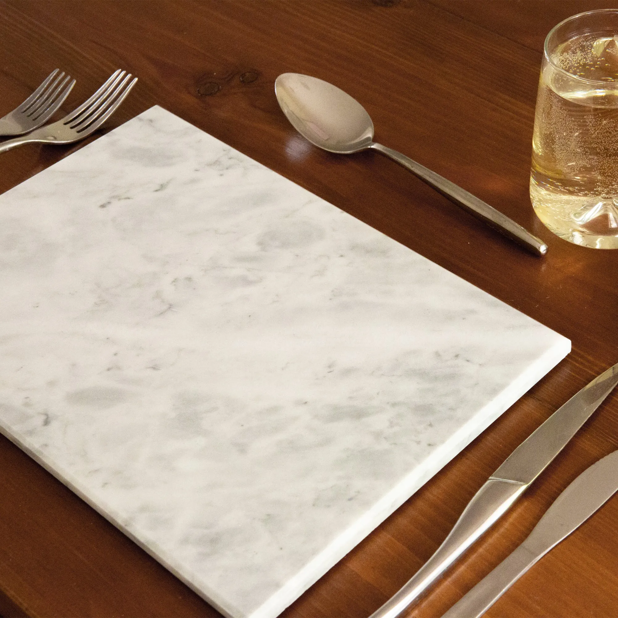 30cm x 20cm Marble Placemats - Pack of Six - By Argon Tableware