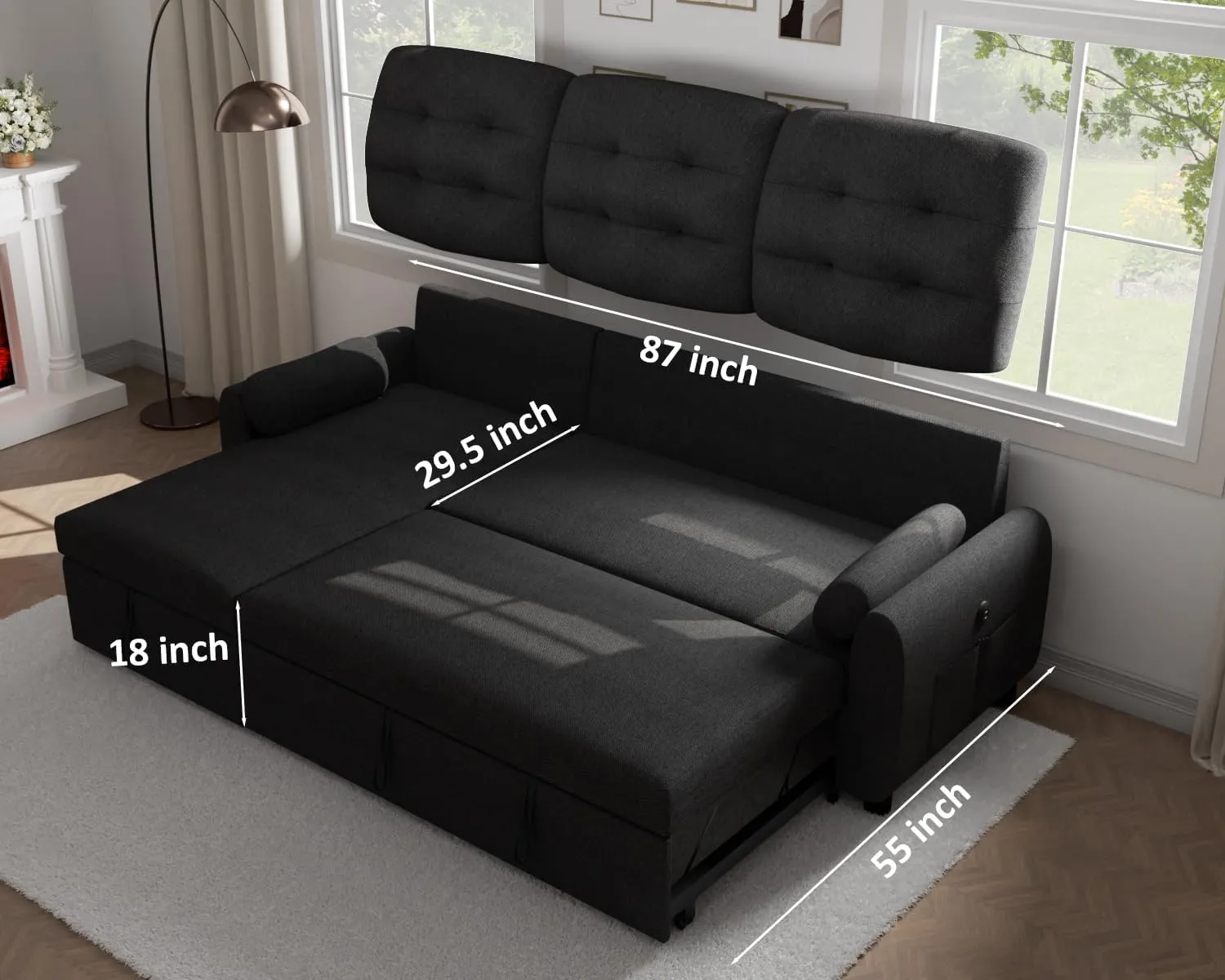 Altari Queen Sofa Sleeper by Couch.com