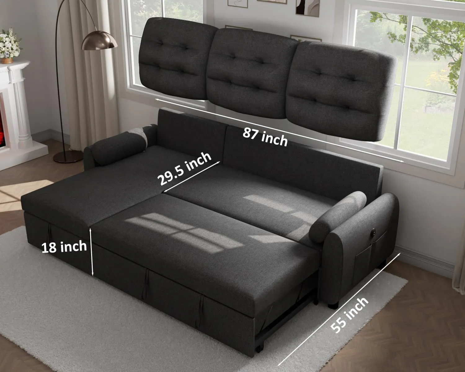 Altari Queen Sofa Sleeper by Couch.com