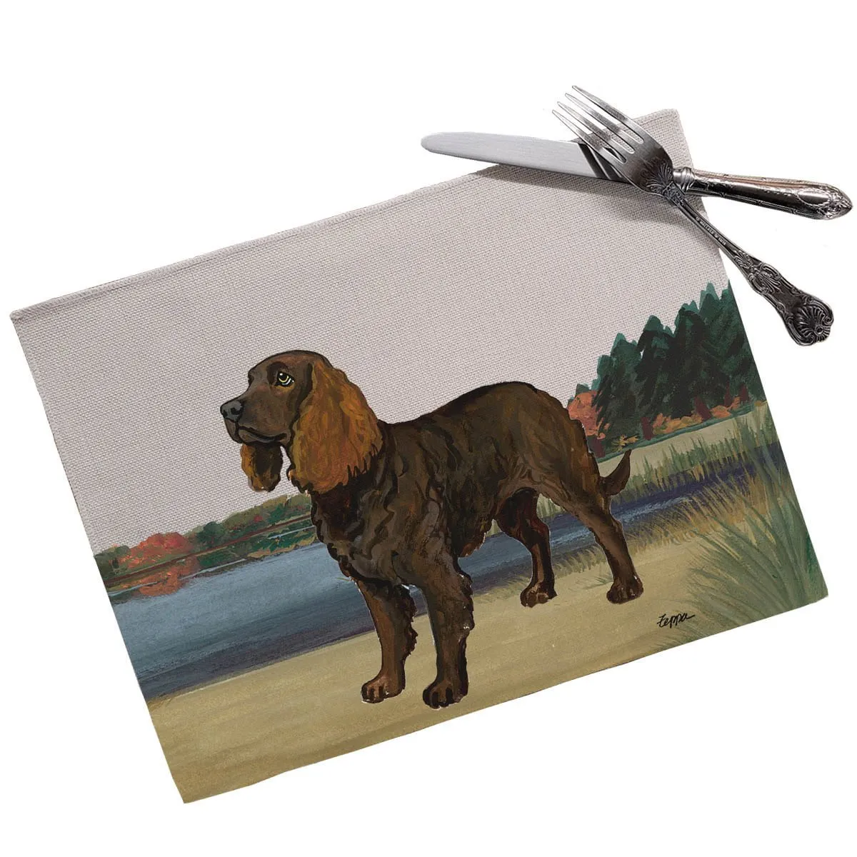 American Water Spaniel Placemats