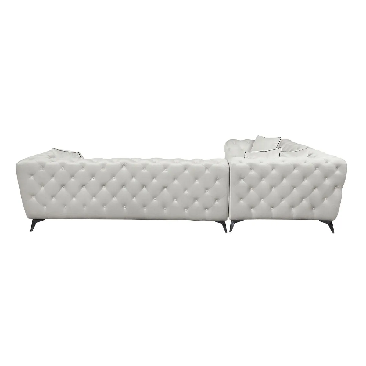 Atronia - Sectional Sofa With 4 Pillows - Beige by Couch.com