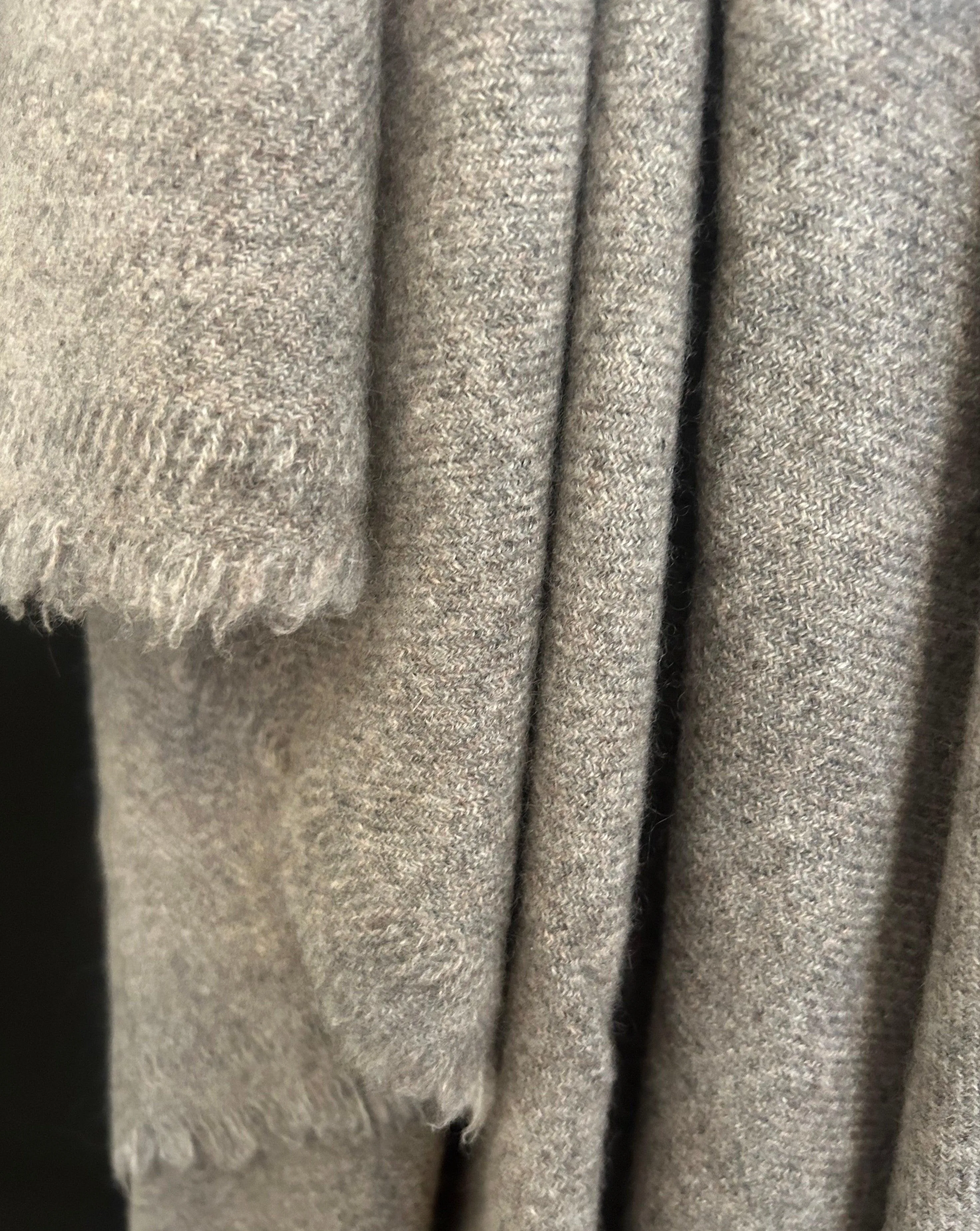 Cashmere Blanket - Grey Brown