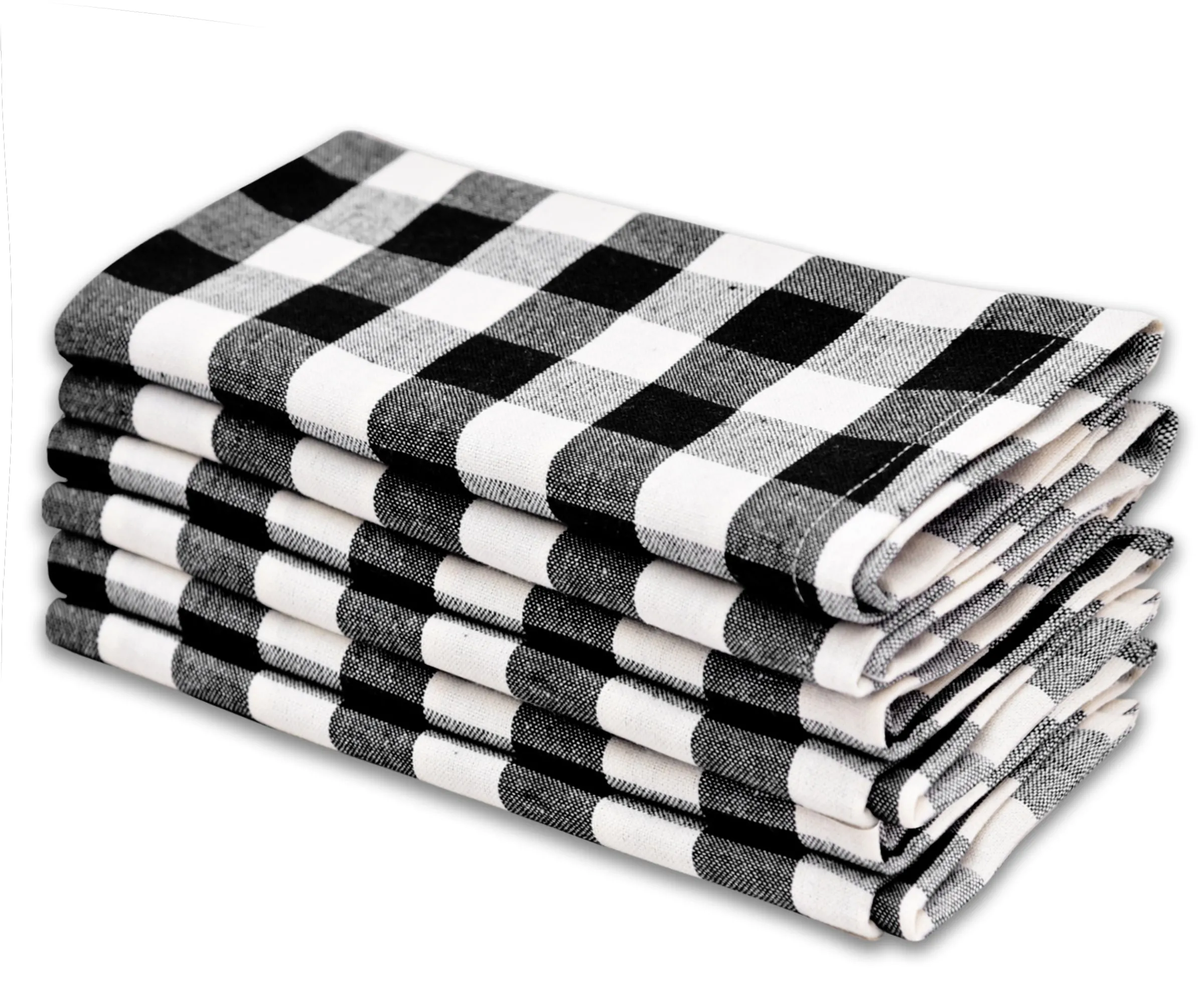 Cloth Napkins - 100% Cotton Napkins - Buffalo Plaid Napkins