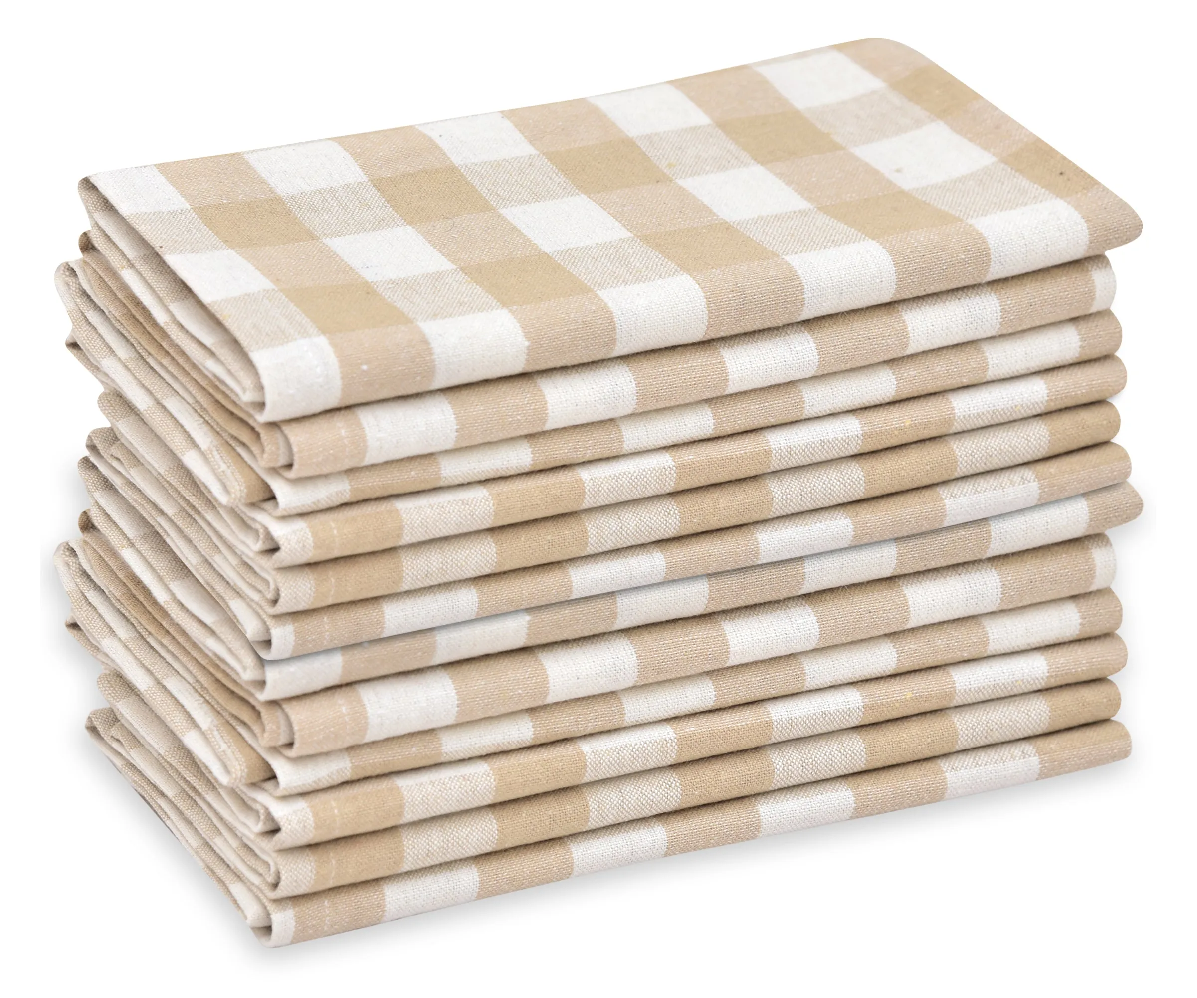 Cloth Napkins - 100% Cotton Napkins - Buffalo Plaid Napkins