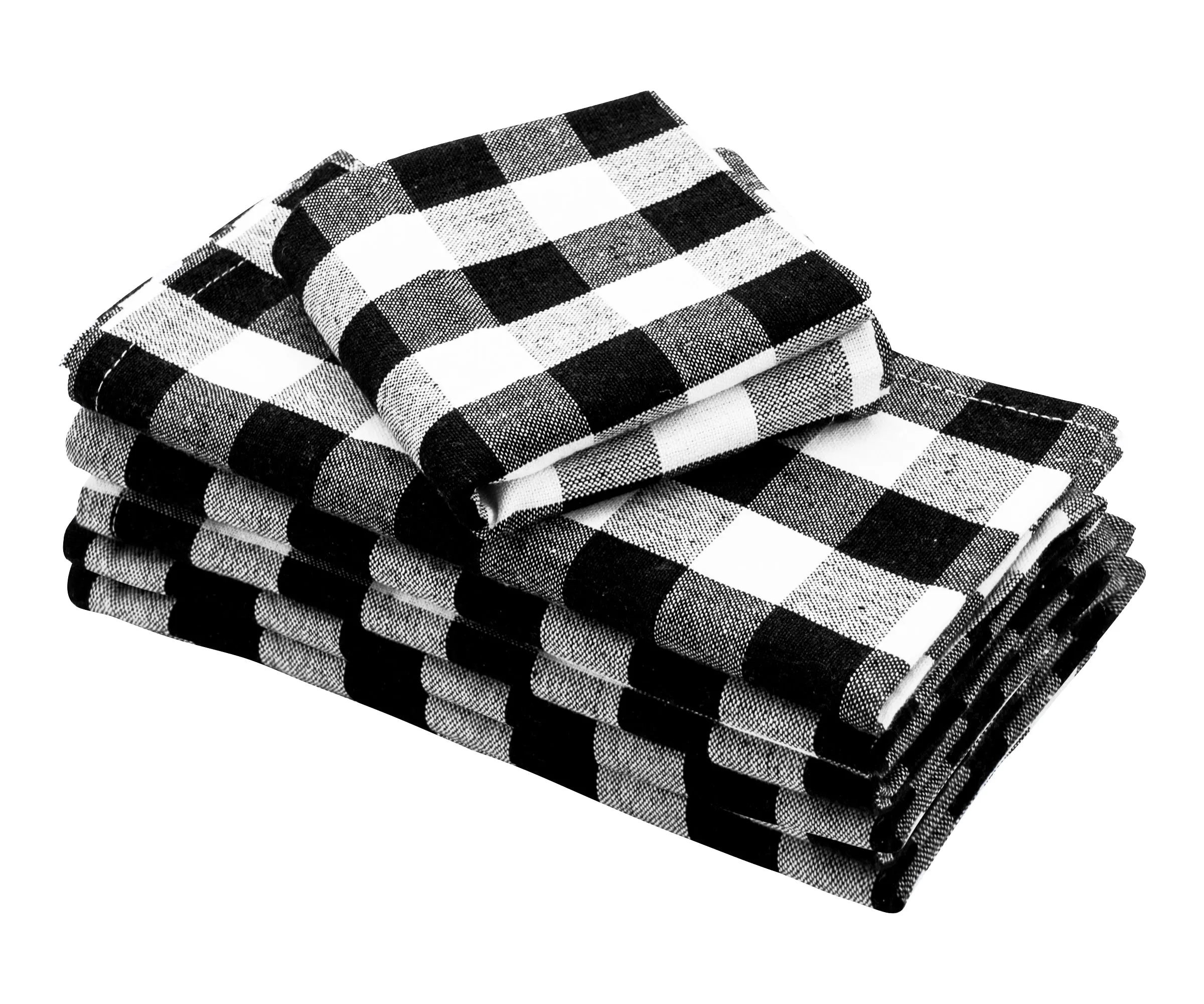 Cloth Napkins - 100% Cotton Napkins - Buffalo Plaid Napkins