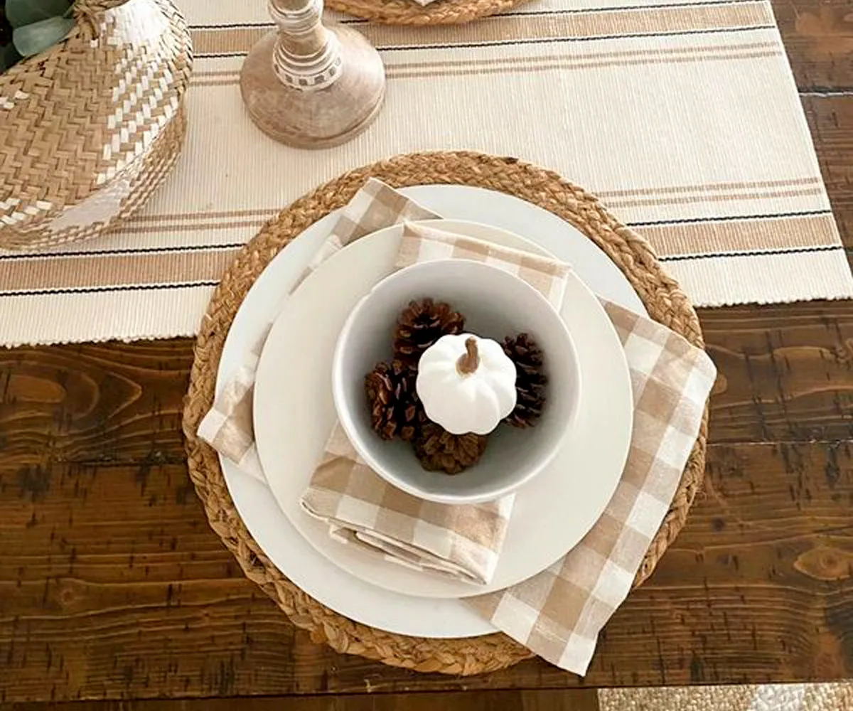 Cloth Napkins - 100% Cotton Napkins - Buffalo Plaid Napkins