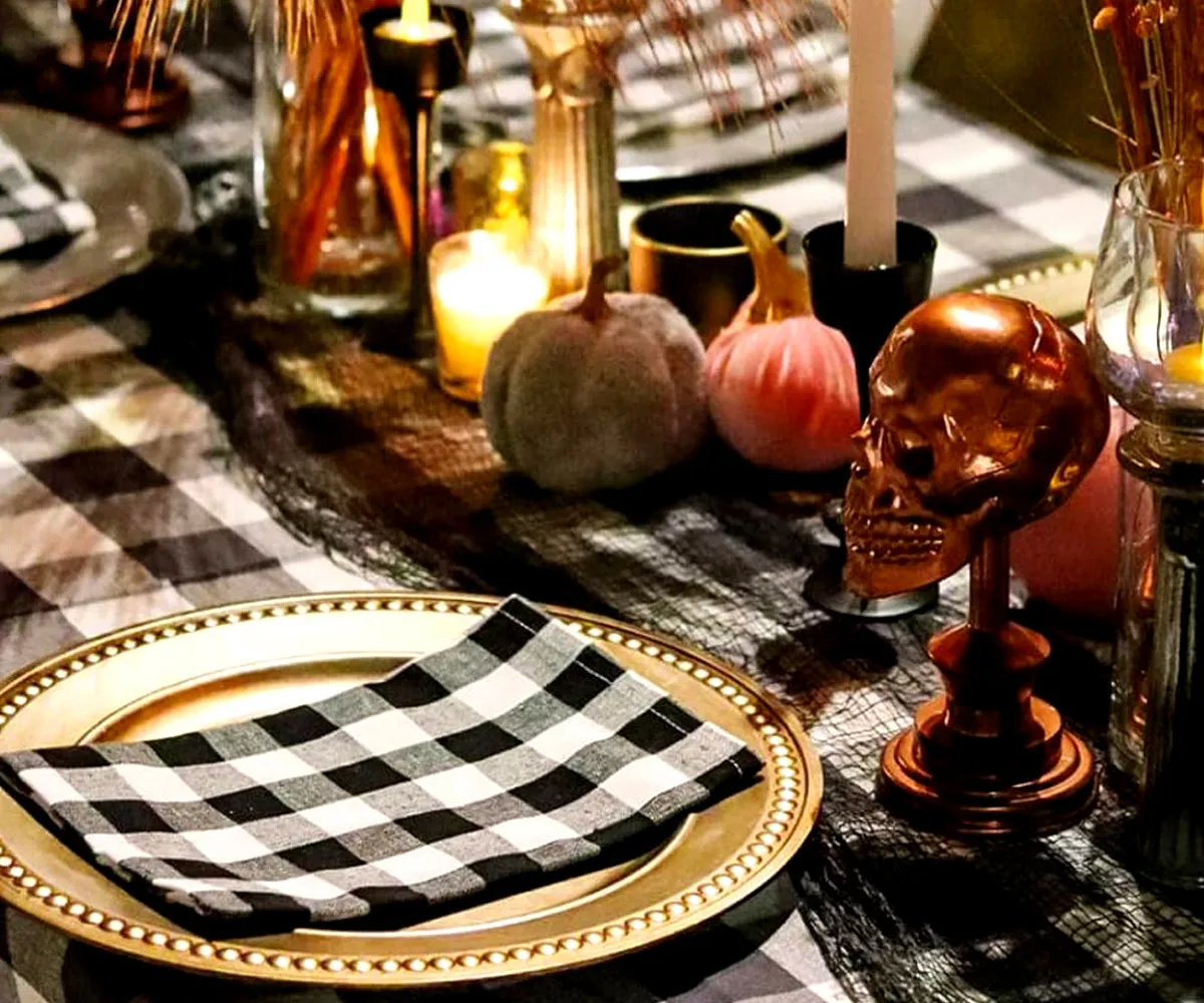 Cloth Napkins - 100% Cotton Napkins - Buffalo Plaid Napkins