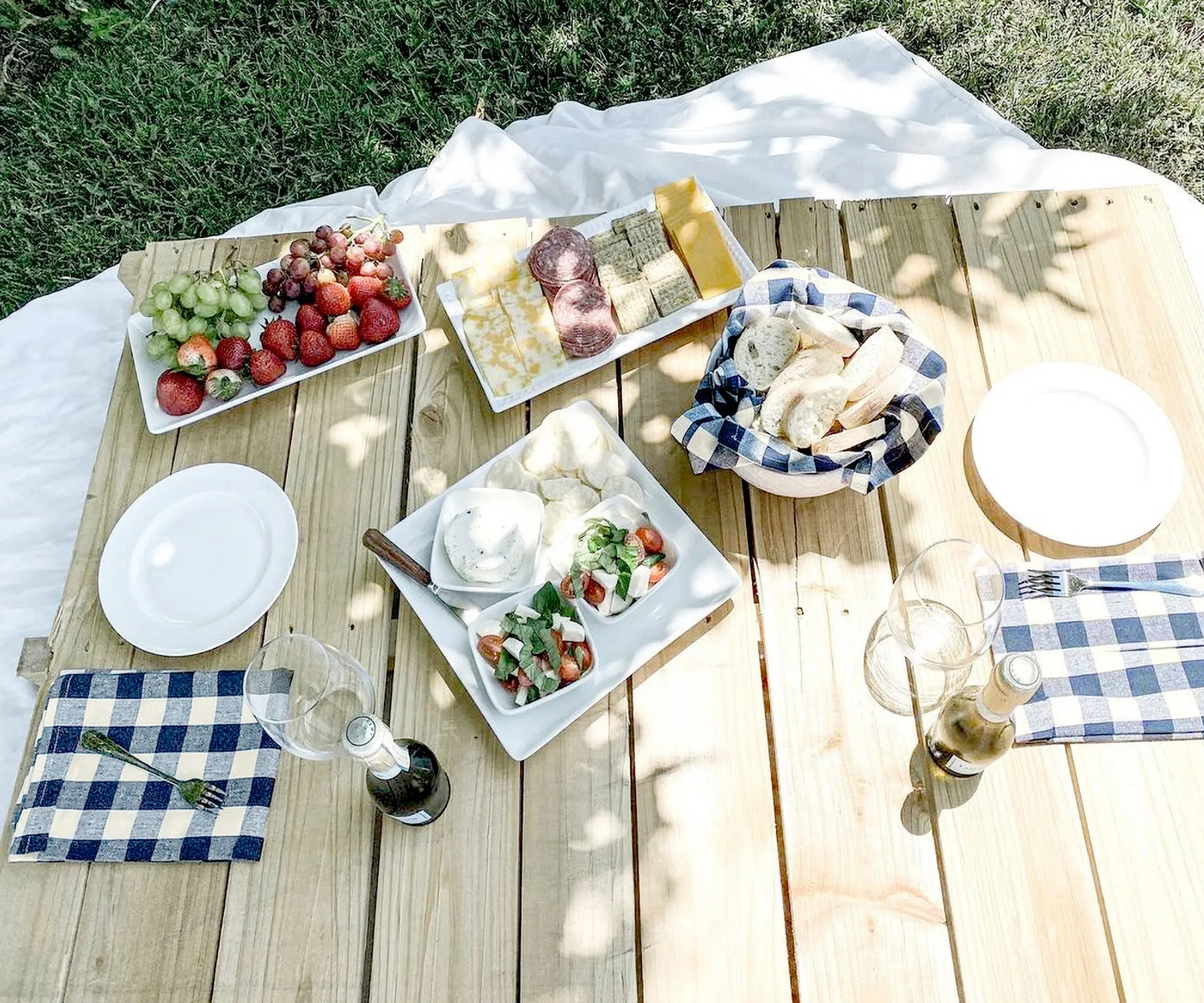 Cloth Napkins - 100% Cotton Napkins - Buffalo Plaid Napkins