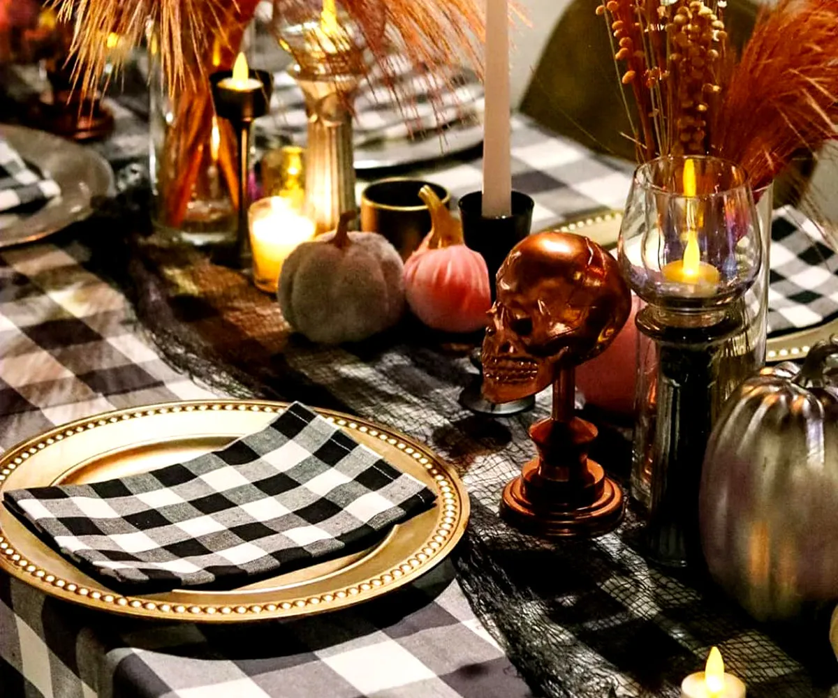 Cloth Napkins - 100% Cotton Napkins - Buffalo Plaid Napkins