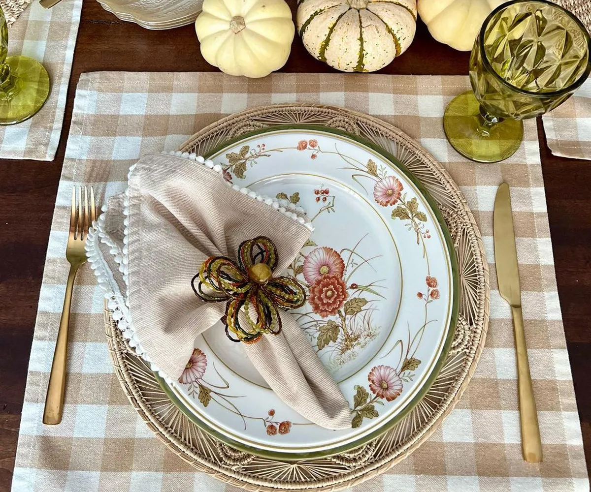 Cloth Napkins - 100% Cotton Napkins - Buffalo Plaid Napkins