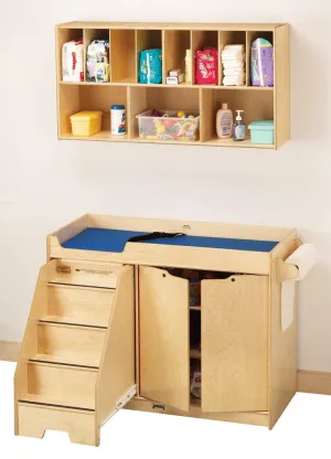 Diaper Changing Table - with Stairs - Left by Jonti-Craft®