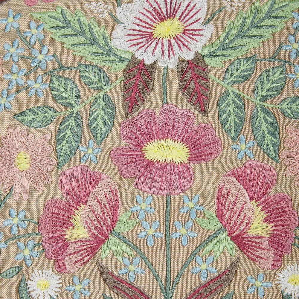 Embroidered Decorative Cushion Cover, Medallion Buta