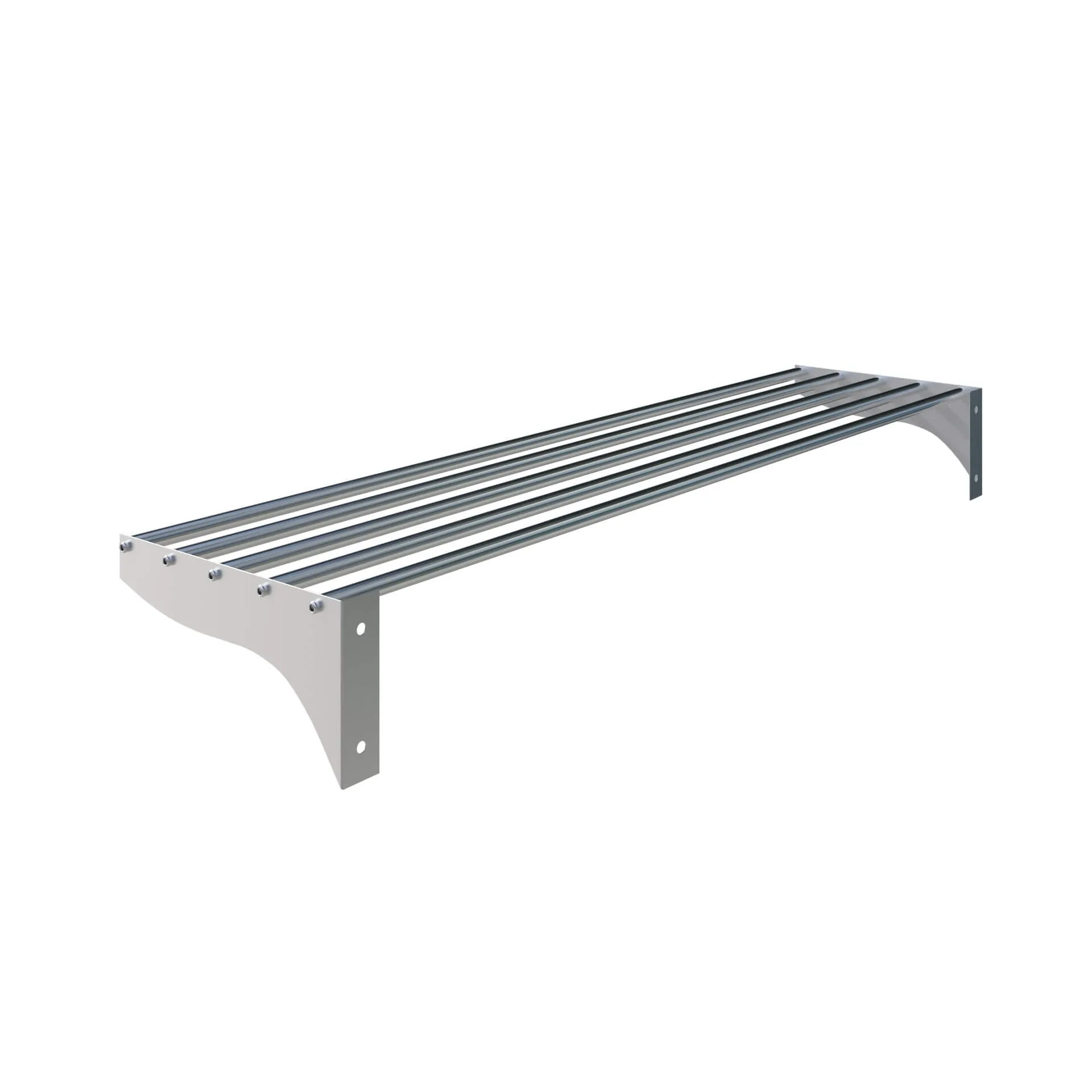 Empire Stainless Steel Tube Wall Shelf 1200mm - TWS-1200