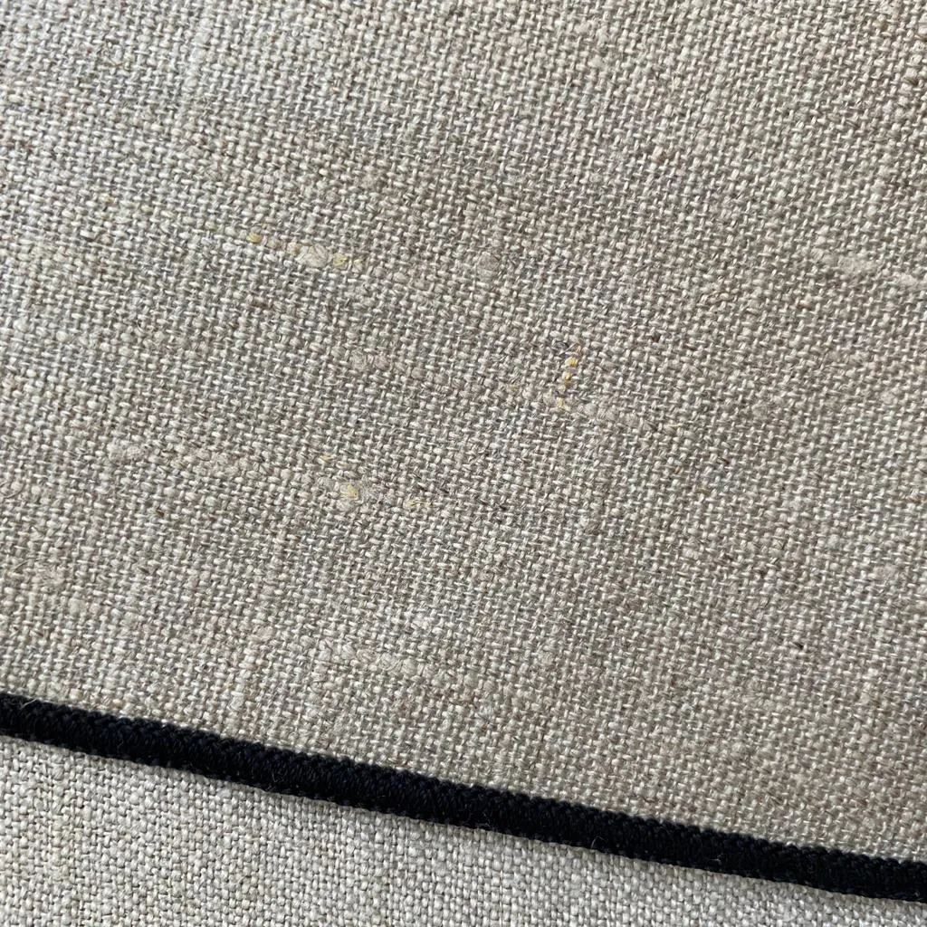 Four Stone Washed Linen Placements with Wipeable Coating
