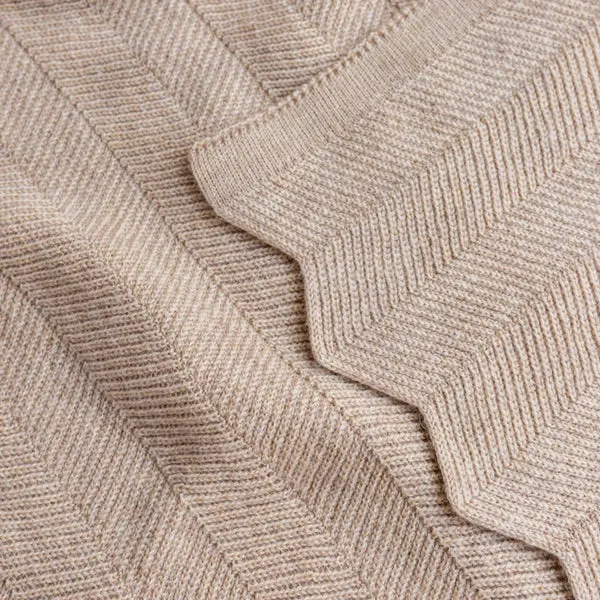 Hvid Blanket Freddie – Sand
