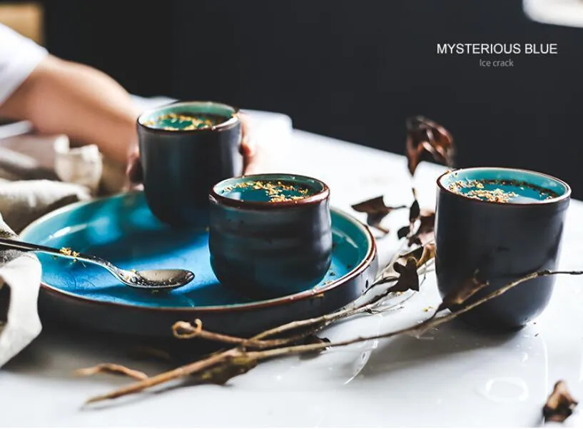Ice Glaze Ceramic Tableware
