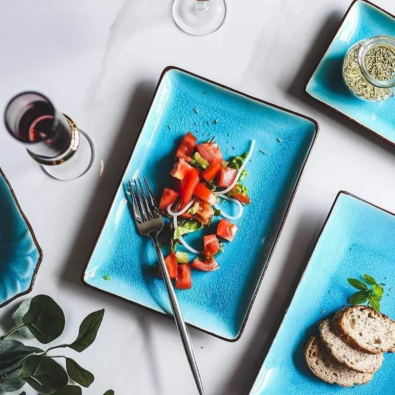 Ice Glaze Ceramic Tableware