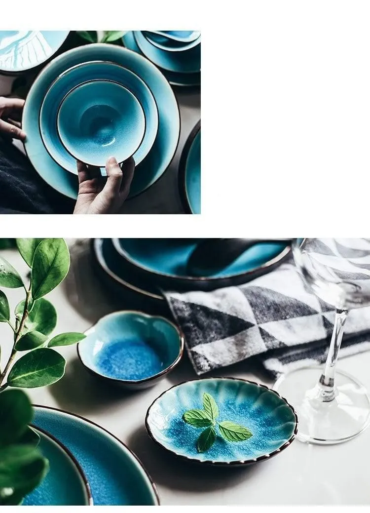 Ice Glaze Ceramic Tableware