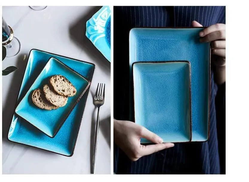 Ice Glaze Ceramic Tableware