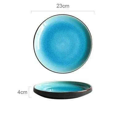 Ice Glaze Ceramic Tableware