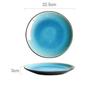 Ice Glaze Ceramic Tableware