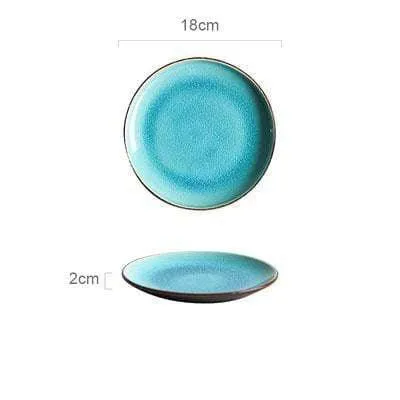 Ice Glaze Ceramic Tableware