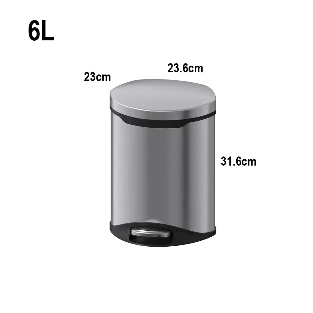 JAVA Dustbin | BELLE | JH8868 | 6L | Step Bin | Soft Closing | Trash Bin | Dustbin for Kitchen