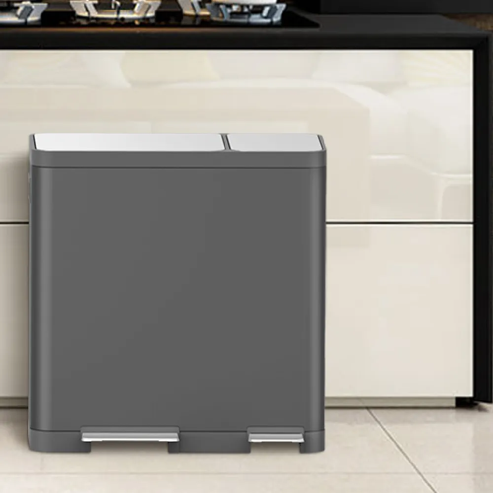 JAVA Recycling Bin | NAFISI | JH8870 | 16L 16L 16L | Triple Liner | Trash Bin | Waste Bin