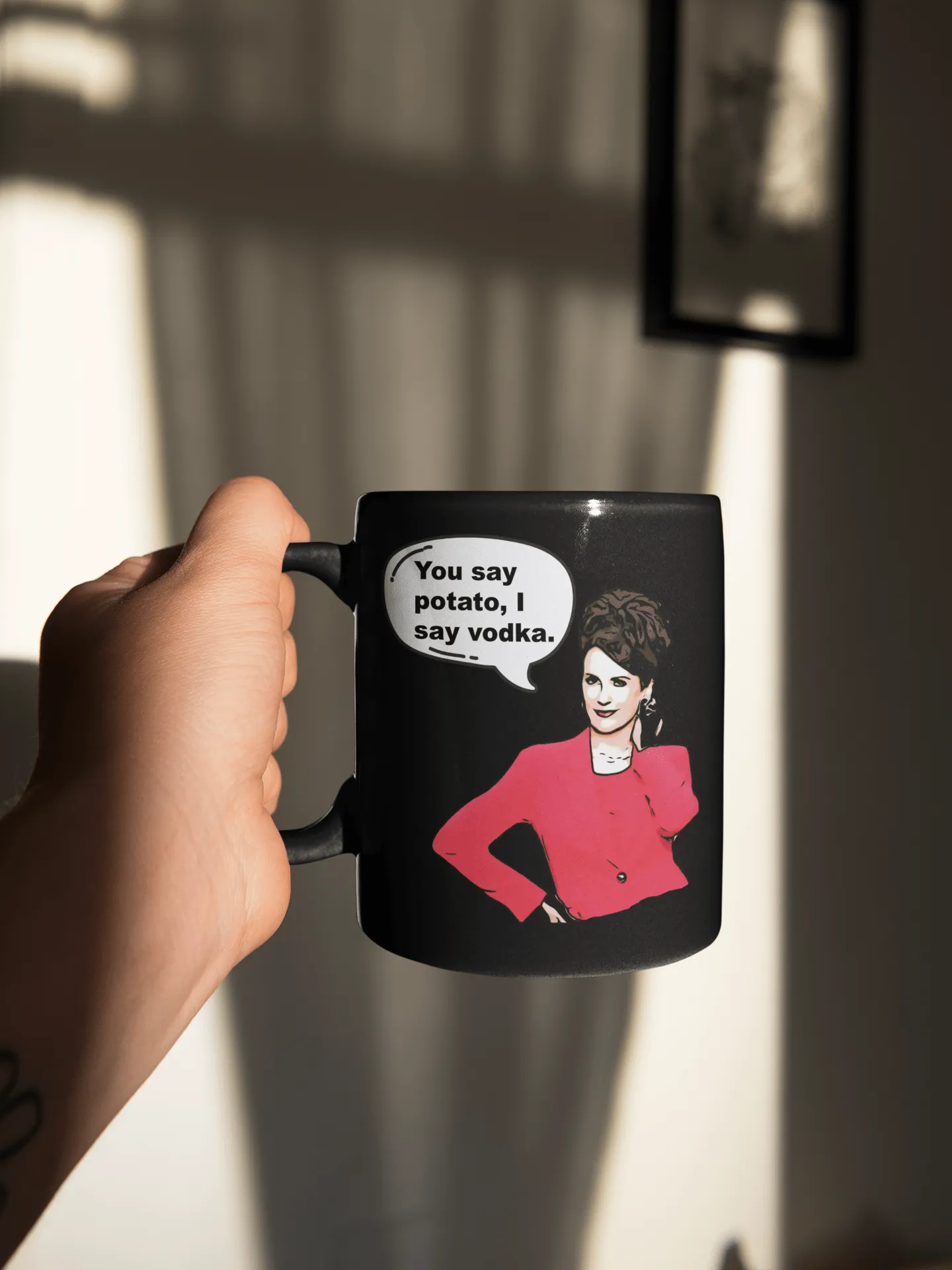Karen Walker Vodka 15oz Ceramic Mug