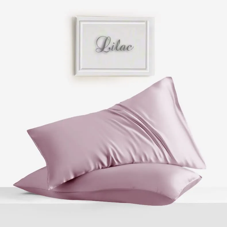 Linenwalas Single Bedsheet with Pillow Cover | 400TC Thread Count Softest Long Staple 100% Cotton Silky Soft Bedsheet for Single Bed - Single (60”x90”) - Lilac