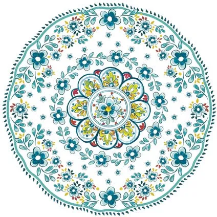 Madrid Turquoise Charger Placemats, Place Cards, Napkins & Coasters