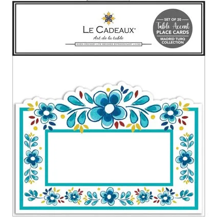 Madrid Turquoise Charger Placemats, Place Cards, Napkins & Coasters