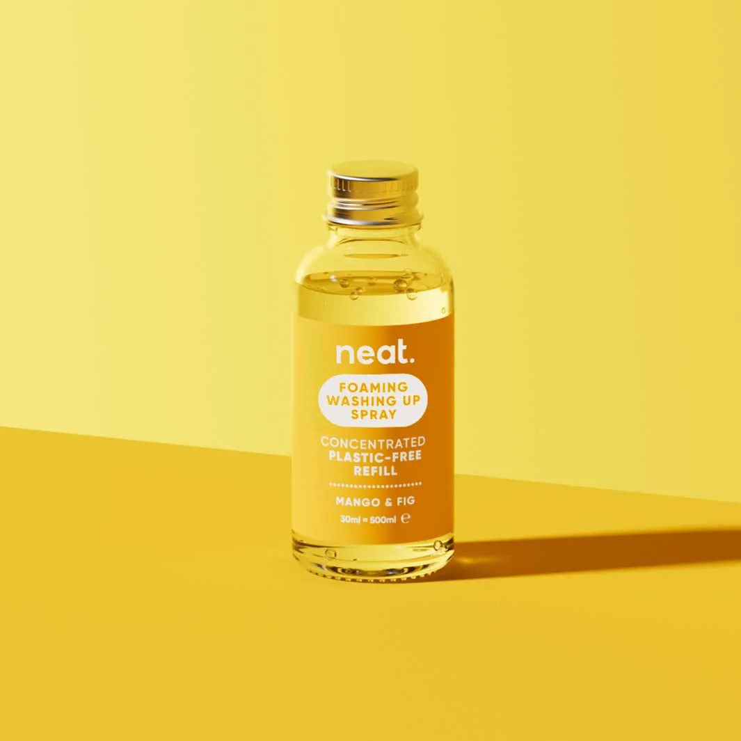 Neat Foaming Washing Up Spray - Recycled Plastic Bottle