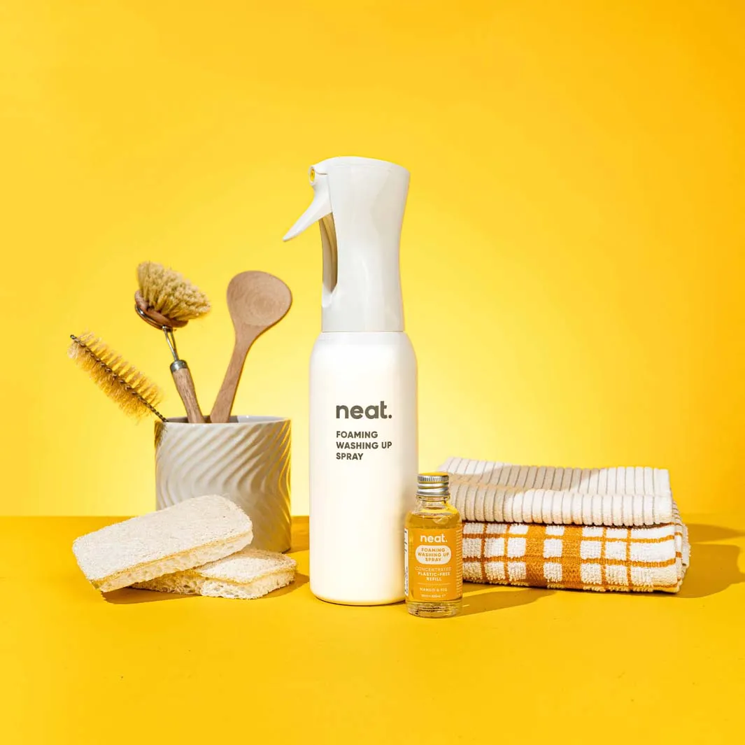 Neat Foaming Washing Up Spray - Recycled Plastic Bottle