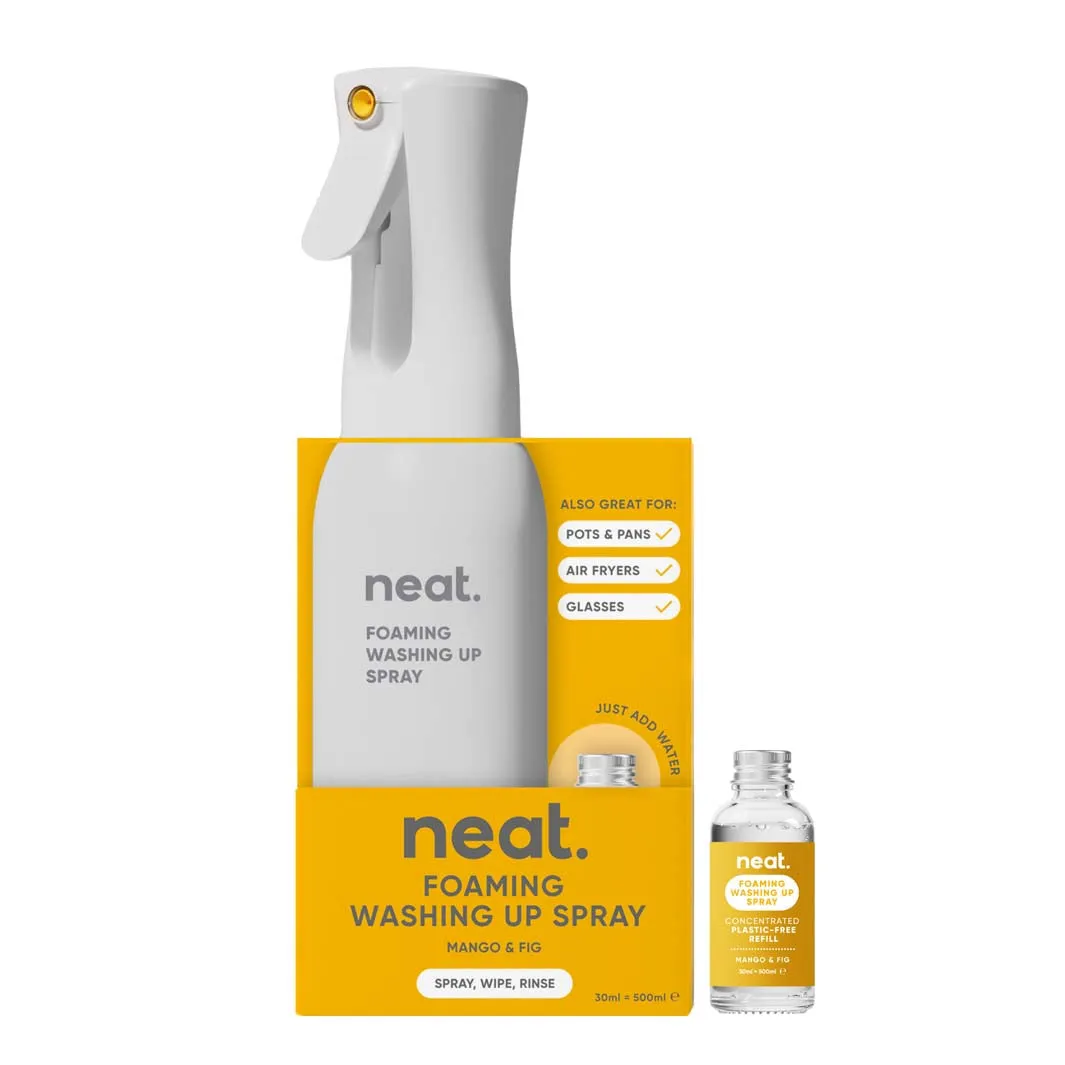 Neat Foaming Washing Up Spray - Recycled Plastic Bottle