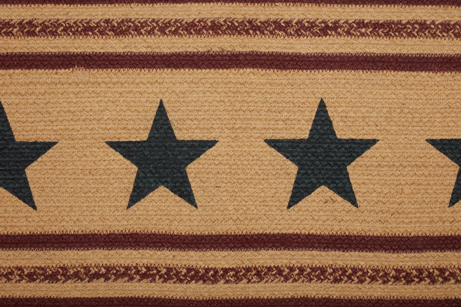 Potomac Jute Runner Stencil Stars 13x48