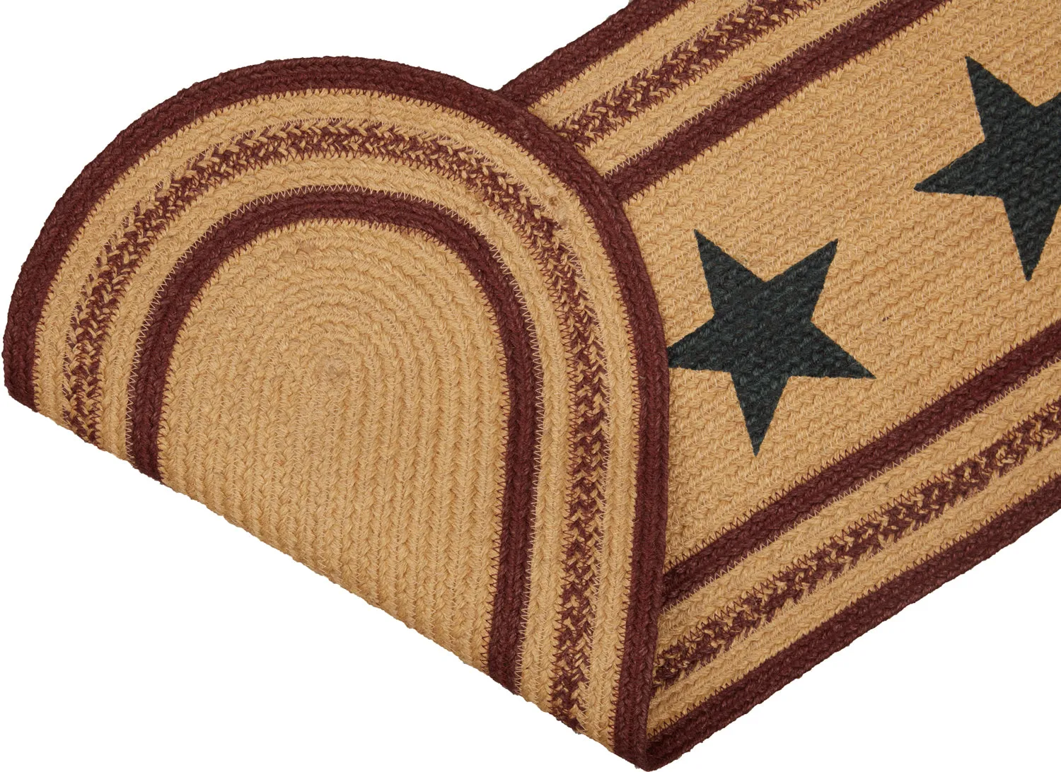 Potomac Jute Runner Stencil Stars 13x48
