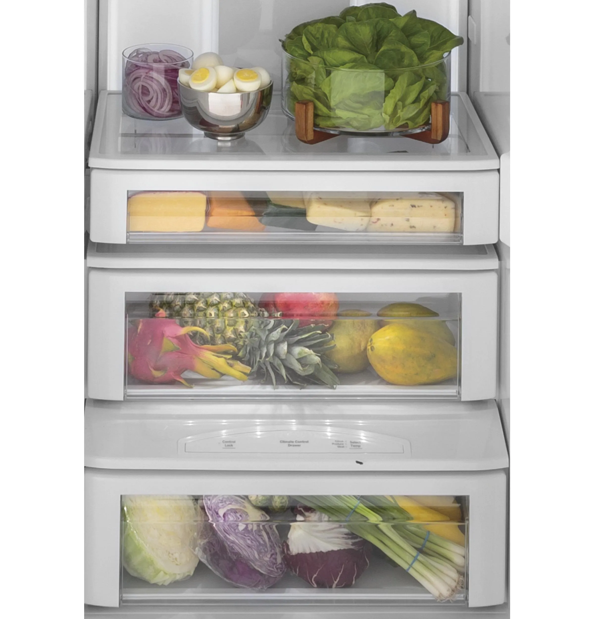 PSB42YSNSS GE Profile™ 42" Smart Built-In Side-by-Side Refrigerator with Dispenser