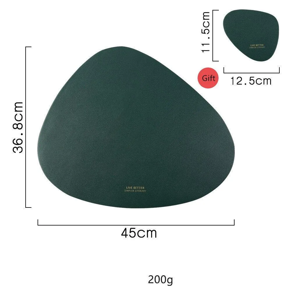 PU Leather Tableware Placemat