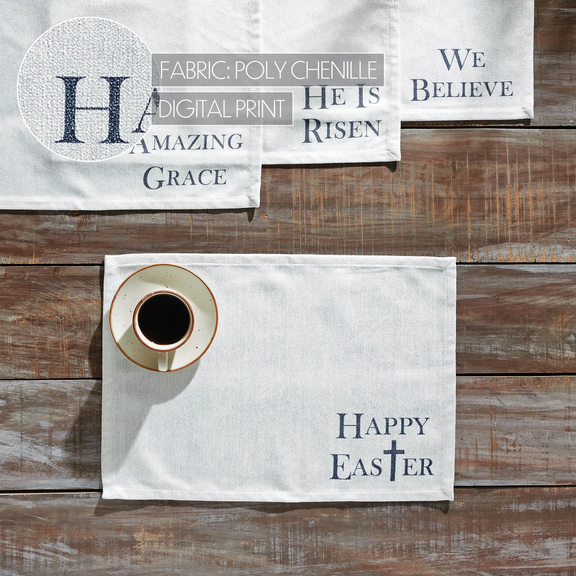 Risen Placemat Set of 4 13x19