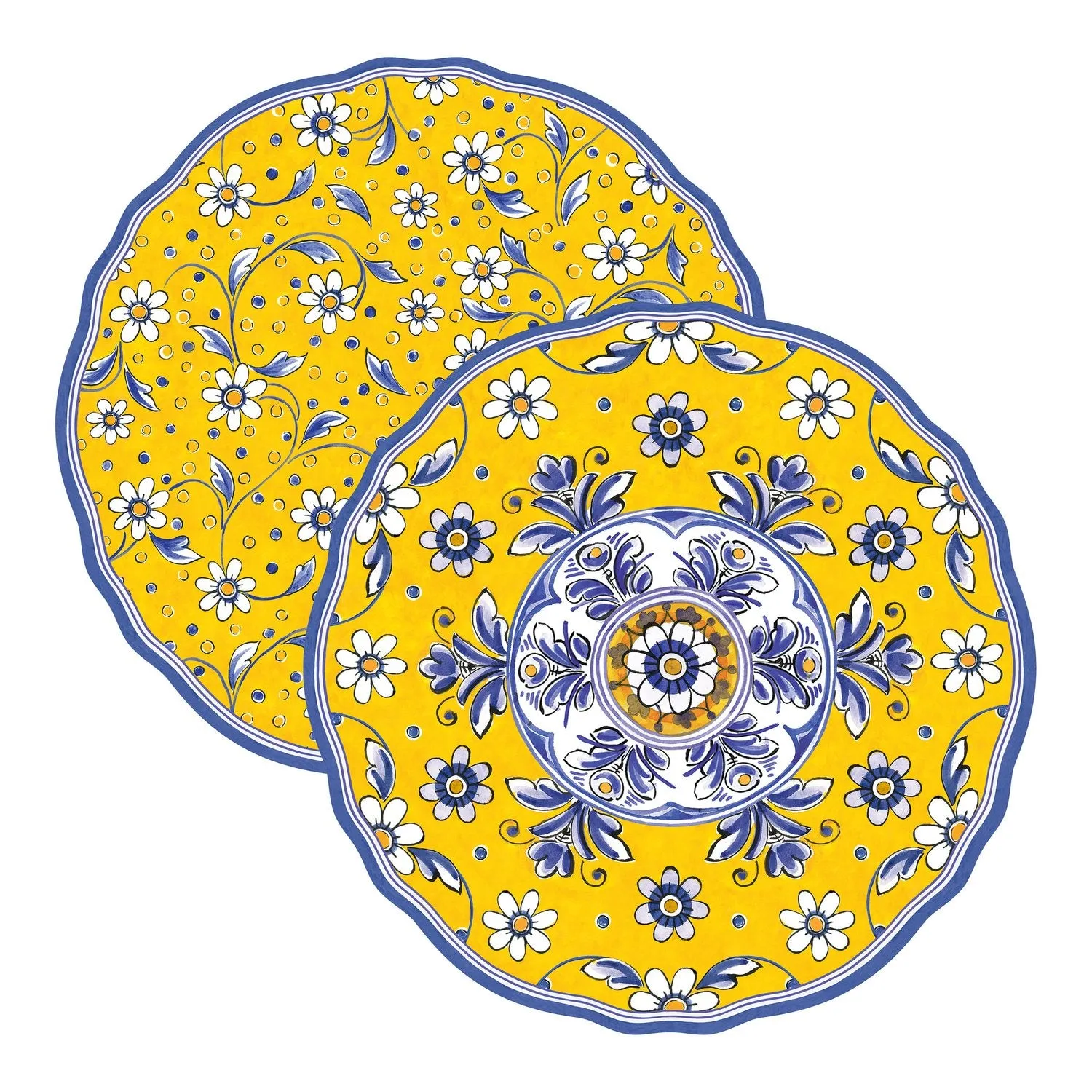 Scalloped Paper Charger Placemat - 2 Styles