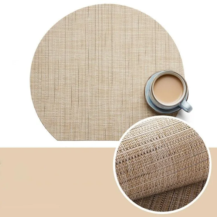 Semi-circular Bamboo Placemat
