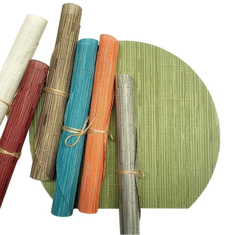 Semi-circular Bamboo Placemat