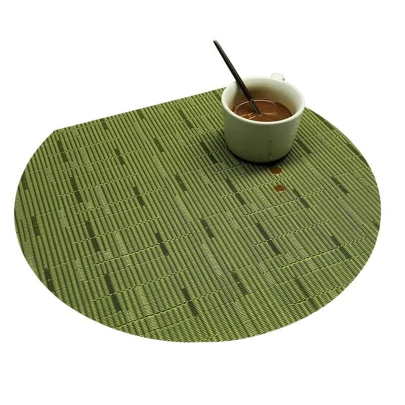 Semi-circular Bamboo Placemat