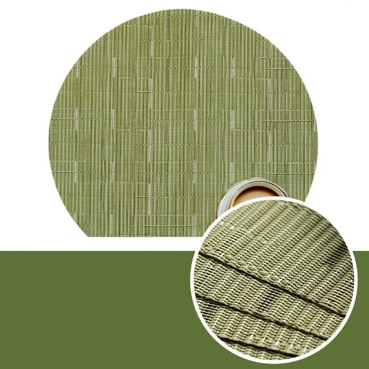 Semi-circular Bamboo Placemat